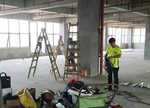 某國際集團公司施工動(dòng)態(tài)實(shí)拍(圖1)